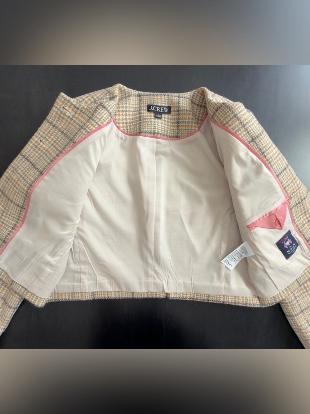 J.Crew Louisa Lady Jacket in Plaid English Wool - 2 - Picture 8 of 12